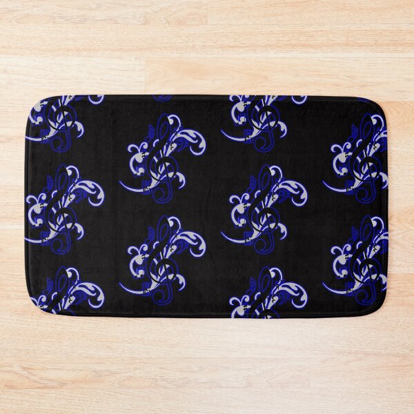 Item preview, cool music notes blue designed and sold by budi478.
