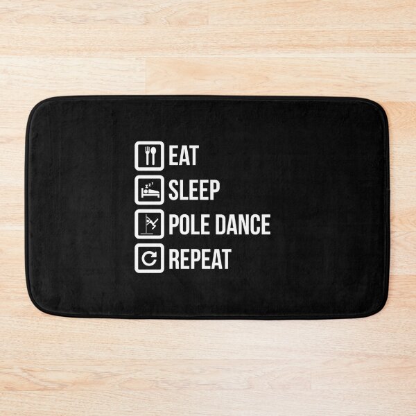 Item preview, Pole Dance Shirt Eat Sleep Pole Dance Repeat Gift Tee designed and sold by haselshirt.