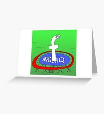 Binary News Options Binaires Facebook Nasdaq Greeting Card