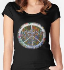 Camiseta entallada de cuello redondo Imagina
