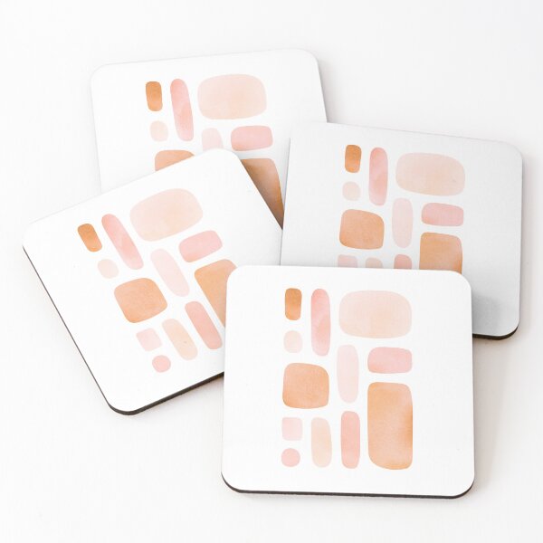 Item preview, Pink Watercolor geometric shapes designed and sold by Miss-Belle.