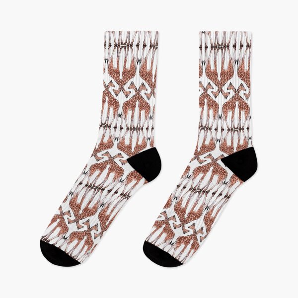 Item preview, Geometric Giraffes - Repeating Giraffe Pattern designed and sold by somecallmebeth.