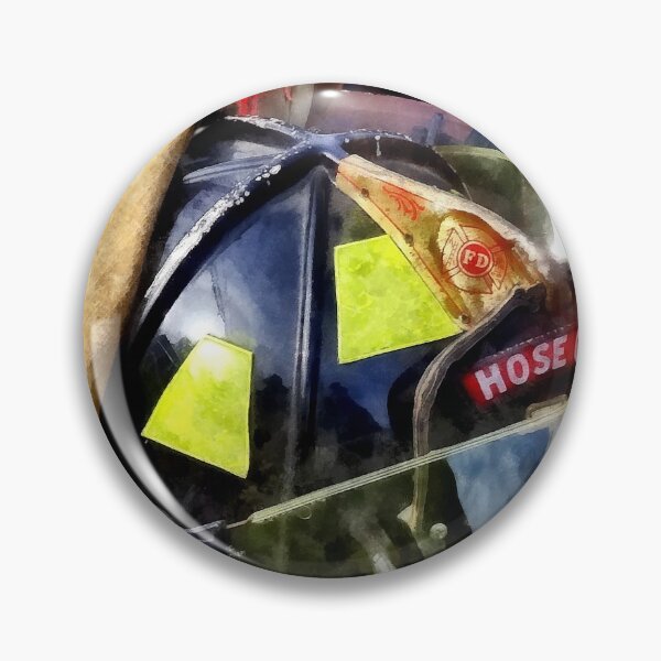 Item preview, Two Fire Helmets and Fireman's Jacket designed and sold by Susan Savad.