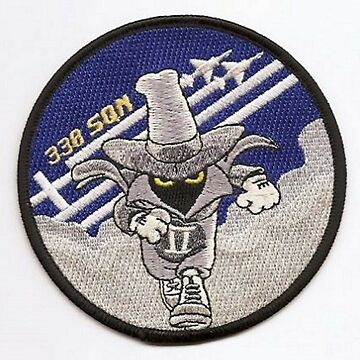 F-4 Phantom Spooky Phantom II 338 Squadron Patch Sticker
