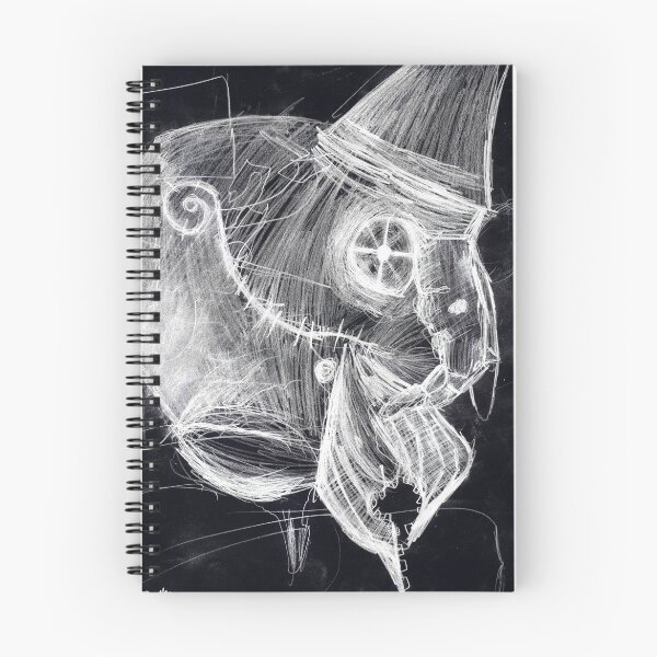Item preview, cyborg undead sad Bird Brain Parrot machine drawing inverted designed and sold by Followthedon.