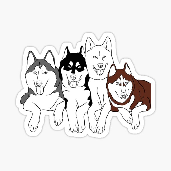 Item preview, Huskies designed and sold by ImaginativeWild.