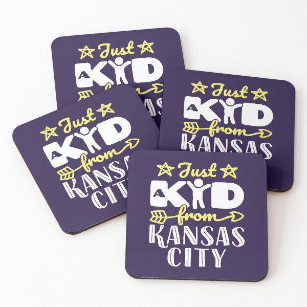 Just a Kid from Kansas City Coasters (Set of 4)
