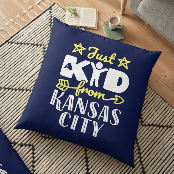 Just a Kid from Kansas City Floor Pillow