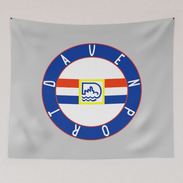 Item preview, Davenport Flag Decal designed and sold by Decal Mania.