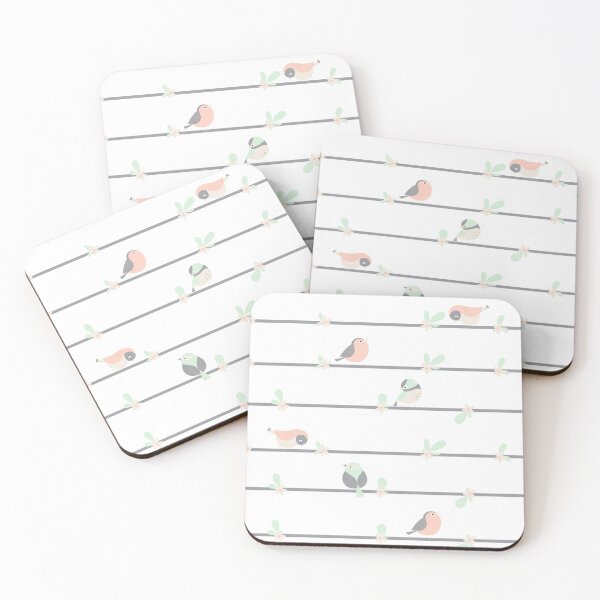 Item preview, birds on stripes designed and sold by Angela Sbandelli.