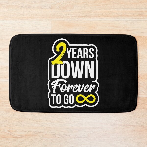 Item preview, Second Wedding Anniversary 2 Years Down Forever to Go designed and sold by haselshirt.