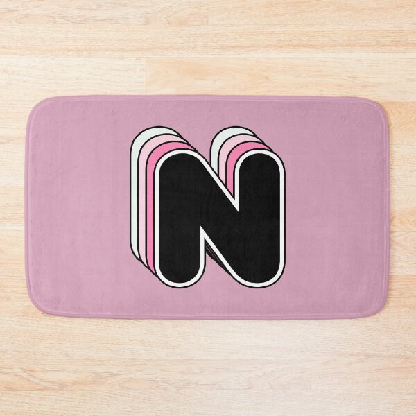 Item preview, N letter, retro, alphabet designed and sold by OkihanaShop.