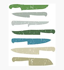 Chef's knives Photographic Print