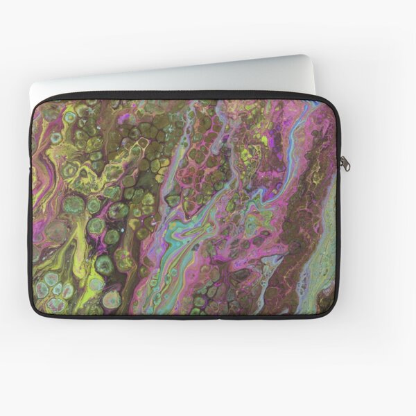 Green Pour Inverted 7 Laptop Sleeve