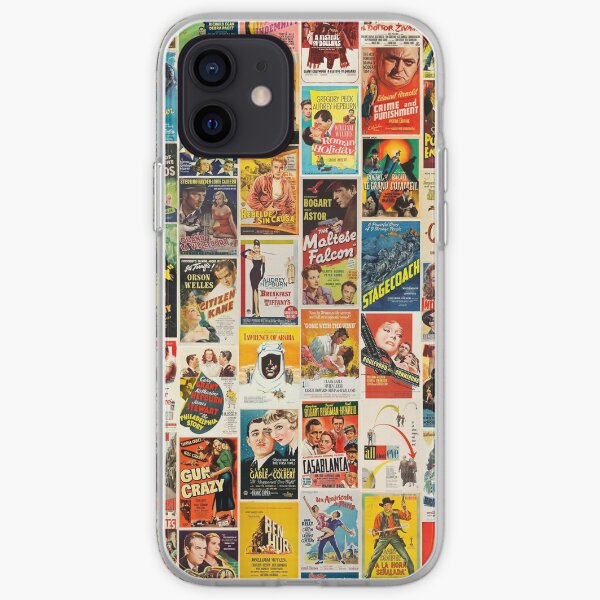 Classic Movie Poster Collage iPhone Soft Case