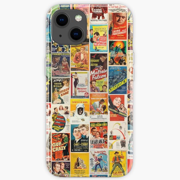 Classic Movie Poster Collage iPhone Soft Case