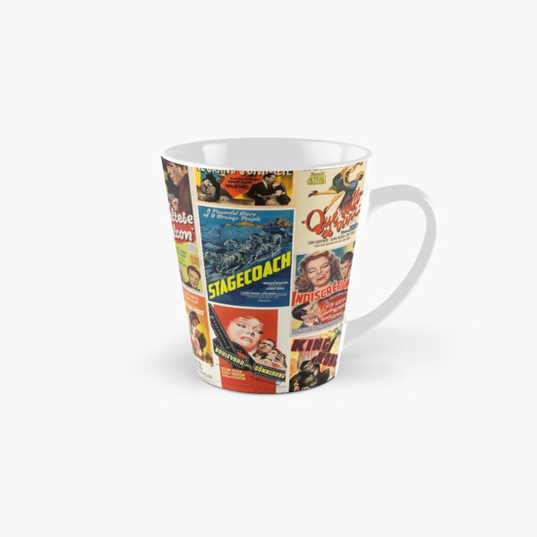 Classic Movie Poster Collage Tall Mug