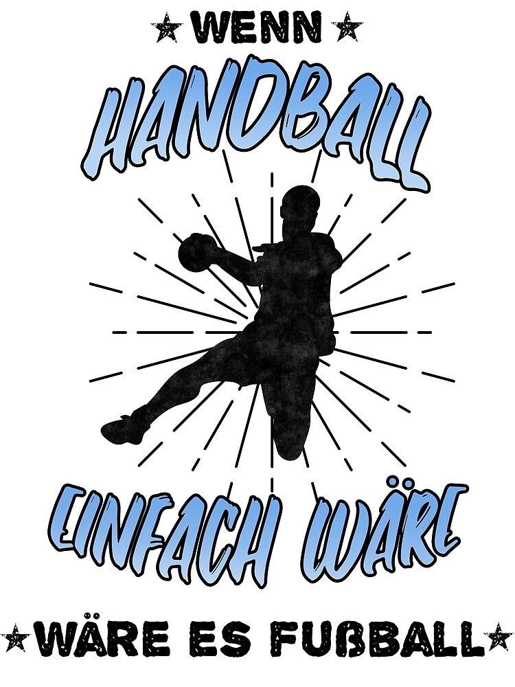 "Handball Handballer Spruch" Poster von JonasDesign Redbubble
