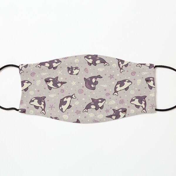 Jelly bean orcas Kids Mask