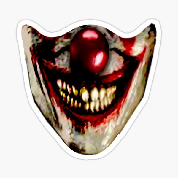 I'm All Smiles; Evil Clown Sticker