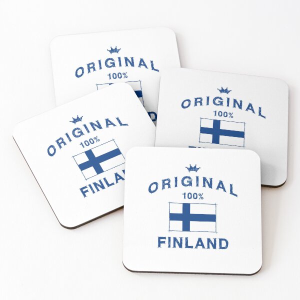 Item preview, Finland Finnish flag original flag designed and sold by GeogDesigns.
