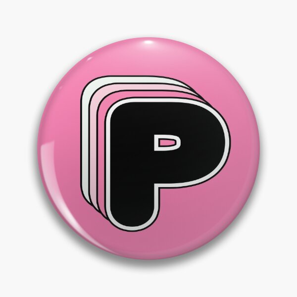 Item preview, P letter, retro, alphabet designed and sold by OkihanaShop.