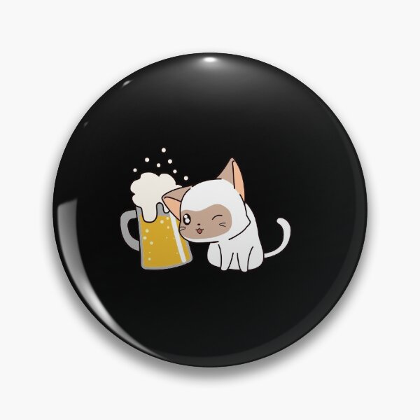 Item preview, Cat beer cats drinking alcohol designed and sold by JonasDesign.