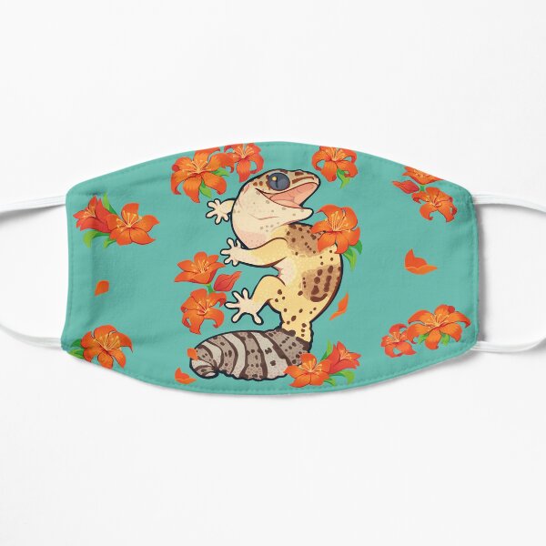 Fire lily gecko Flat Mask