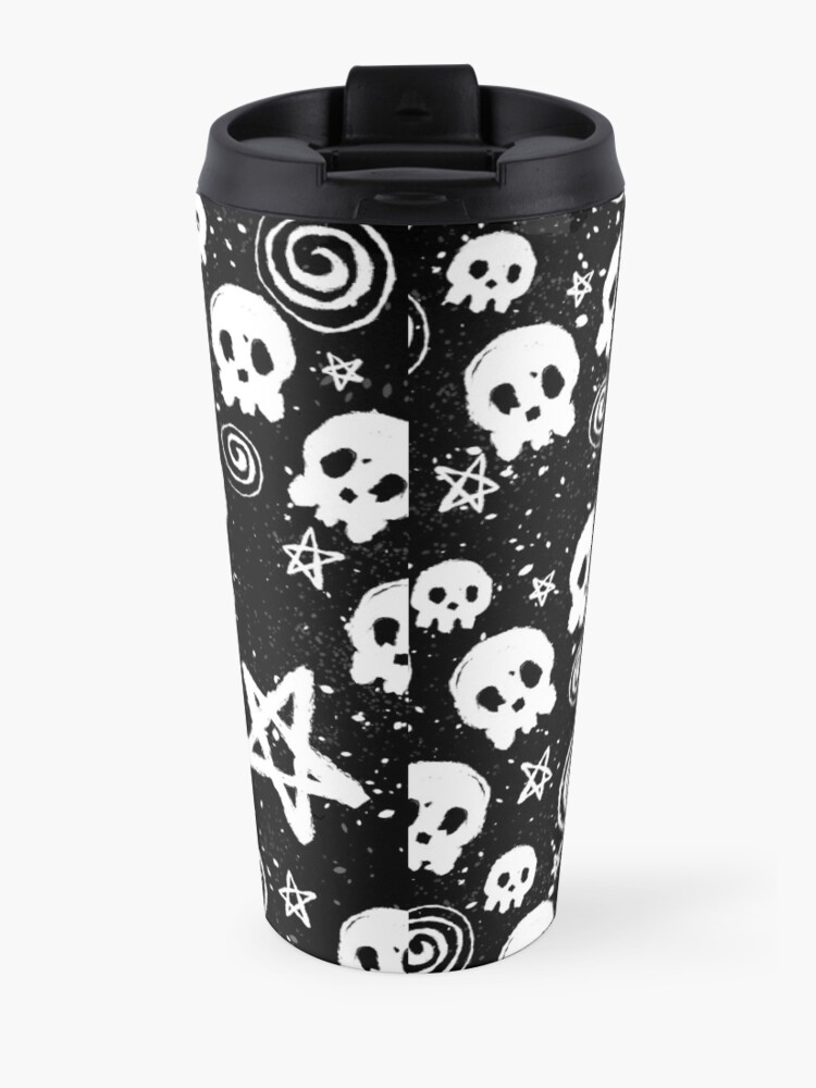 Alternate view of Death n' Swirls Travel Mug