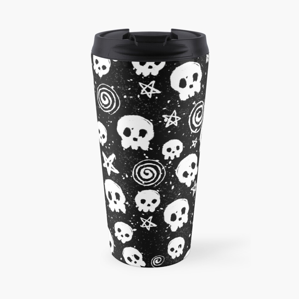 Death n' Swirls Travel Mug