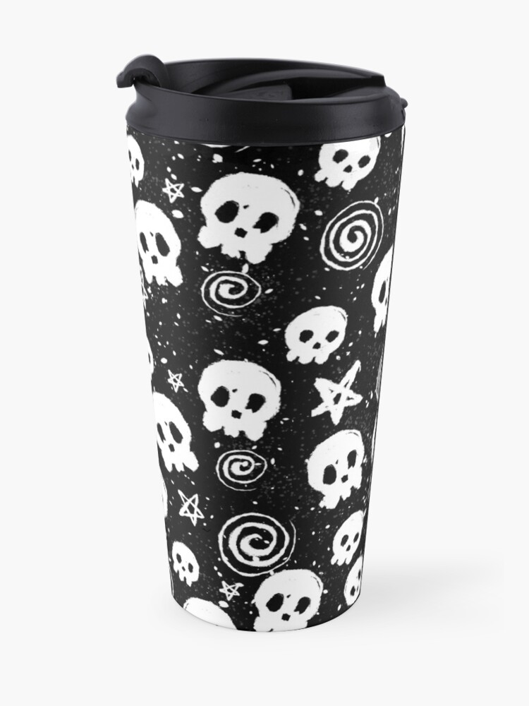 Alternate view of Death n' Swirls Travel Mug