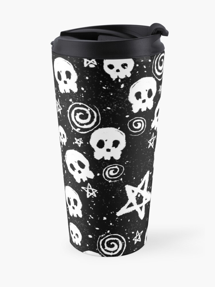 Alternate view of Death n' Swirls Travel Mug