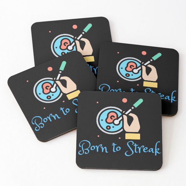Item preview, BORN TO STREAK!! FUNNY agar plate Micro Medical Laboratory Scientist designed and sold by Hippiesole.