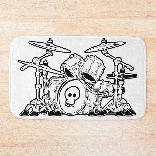 Item preview, Drum Set Cartoon designed and sold by hobrath.