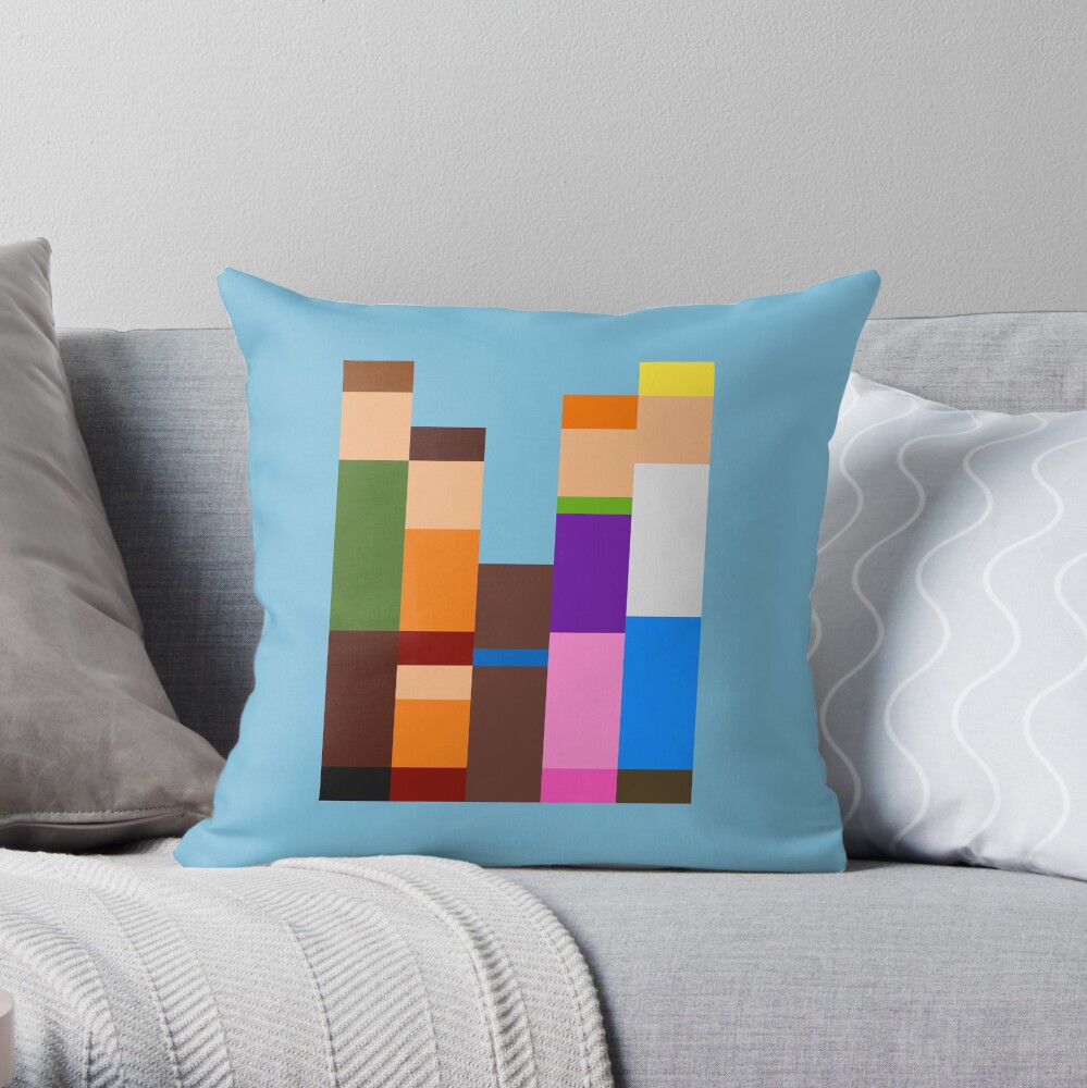 Minimalist Scooby Throw Pillow
