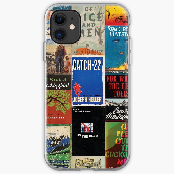Modern Classics Literature Library iPhone Soft Case