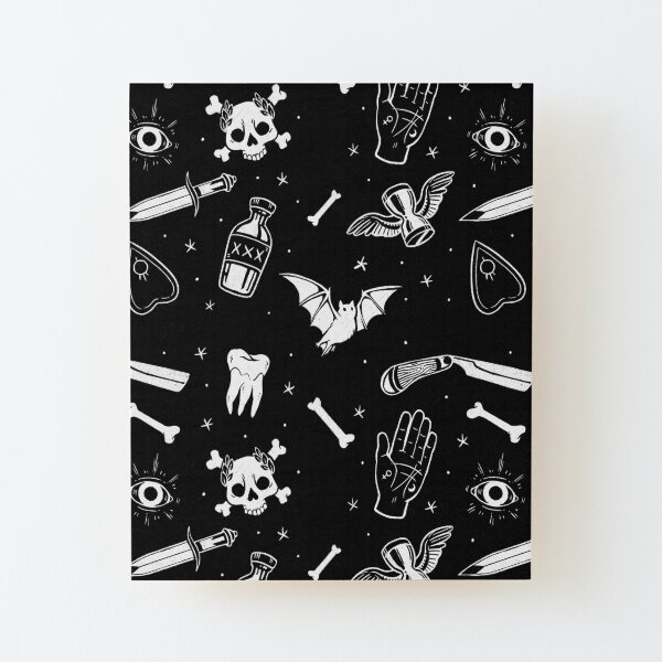 A Few of My Macabre Things Wood Mounted Print