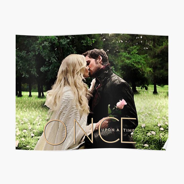 Captain Swan Camelot Garden Digital Watercolor Design 1 Poster