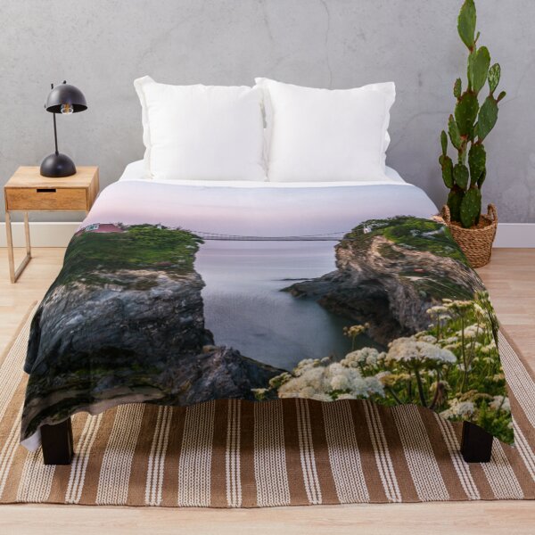 Item preview, House in a little island connected by hanging bridge designed and sold by RezieMart.