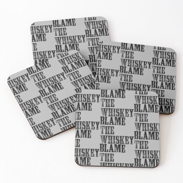Item preview, Blame The Whiskey - Funny alcohol Design - White designed and sold by thegoodwordsco.
