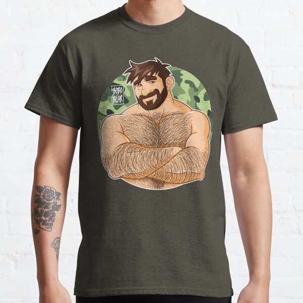 hairy man shirt