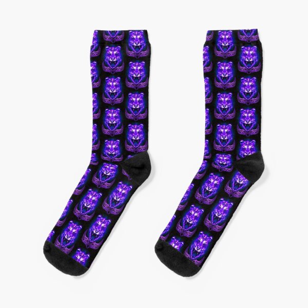 Purple Tiger Socks