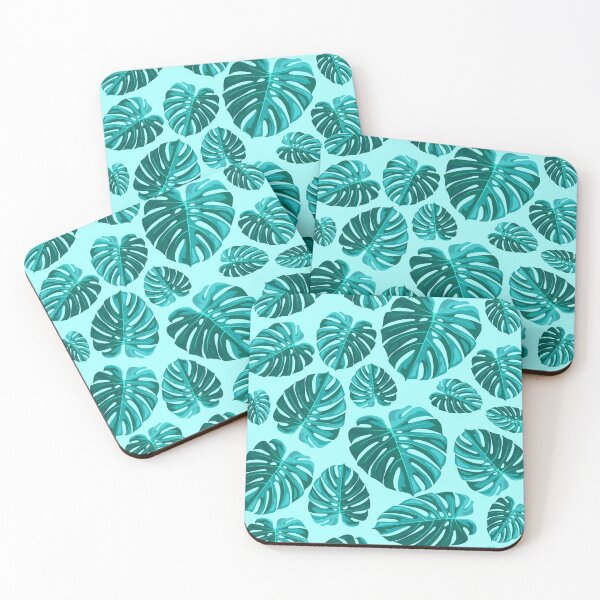 Item preview, Tropical Leaf Monstera Plant Pattern designed and sold by BluedarkArt.