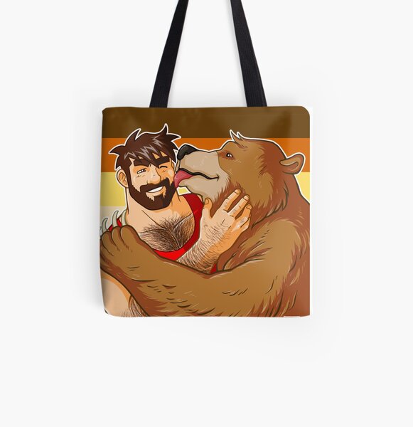 BEAR KISS - BEAR PRIDE All Over Print Tote Bag