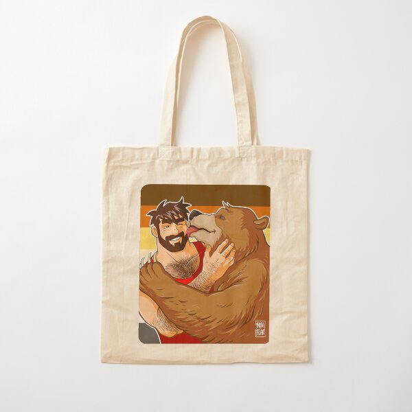 BEAR KISS - BEAR PRIDE Cotton Tote Bag