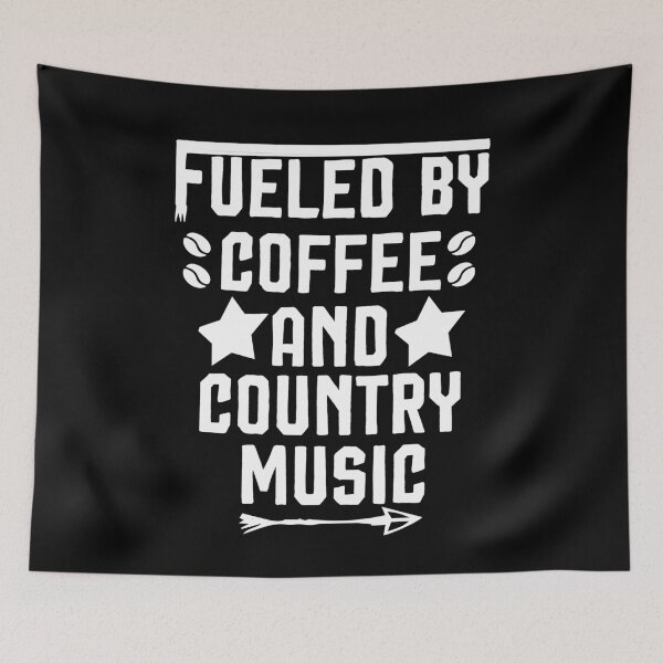 Item preview, Fueled By Coffee And Country Music Shirt, Country Shirt, Coffee Shirt, Music Tee, Shirts For Women, Mom Life designed and sold by Noussairox.