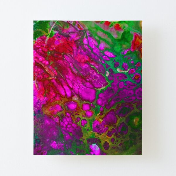 Pink Core Canvas Mounted Print