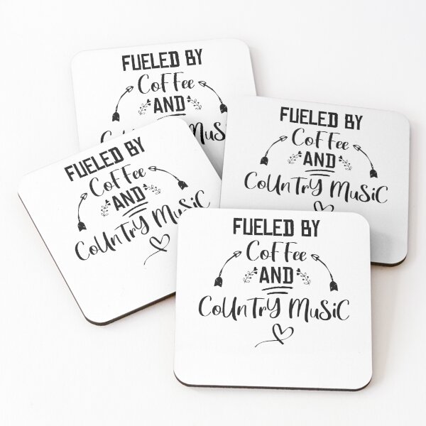 Item preview, Fueled By Coffee And Country Music Shirt, Country Shirt, Coffee Shirt, Music Tee, Shirts For Women, Mom Life designed and sold by Noussairox.