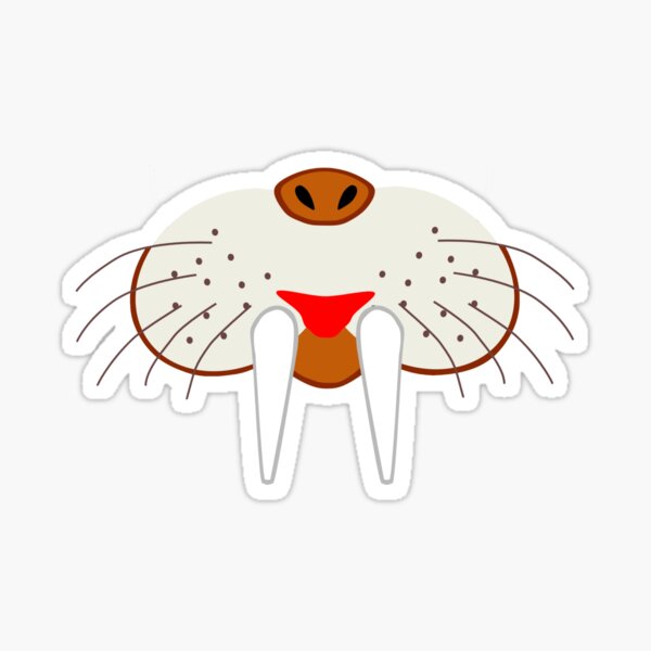 Item preview, Cute Walrus Face designed and sold by Ndigwan.