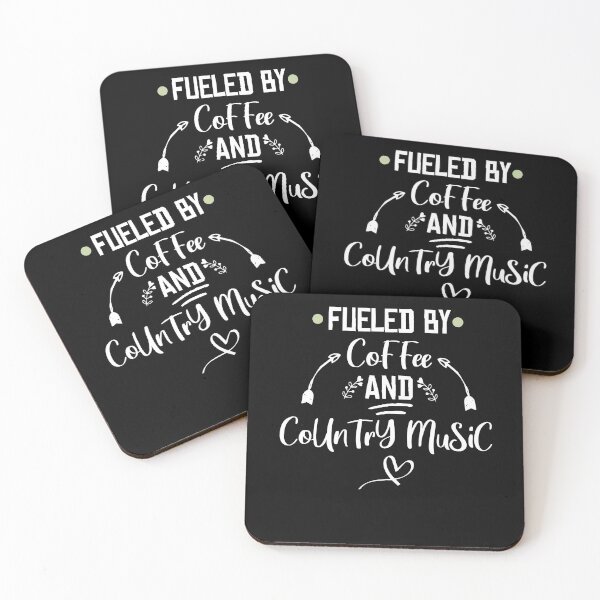Item preview, Fueled By Coffee And Country Music Shirt, Country Shirt, Coffee Shirt, Music Tee, Shirts For Women, Mom Life designed and sold by Noussairox.